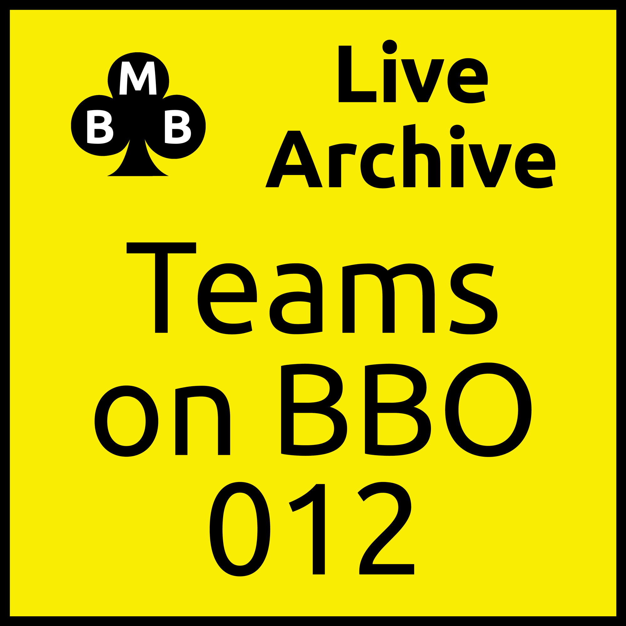 Teams on BBO - 12