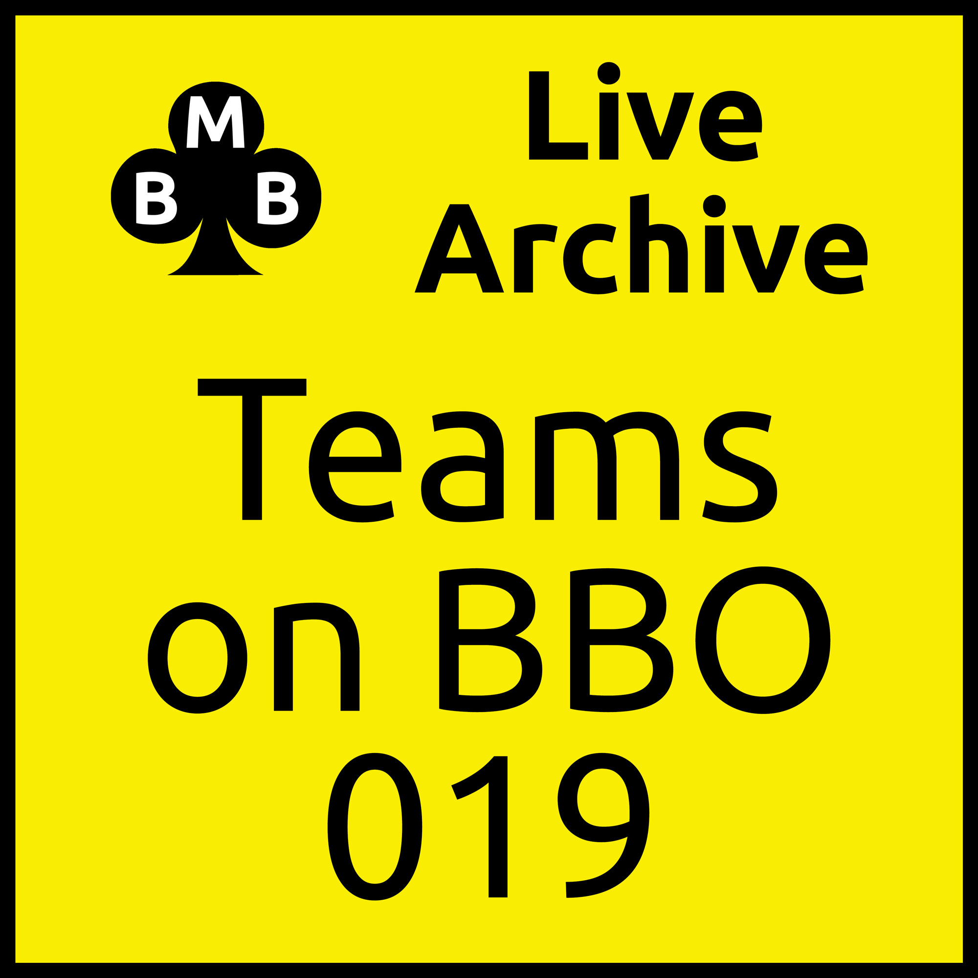 Teams on BBO - 19