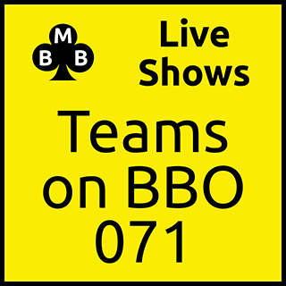 Teams on BBO 71 - Wed 06 Oct 21