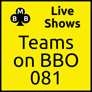 Teams on BBO 81 - Wed 22 Dec 21