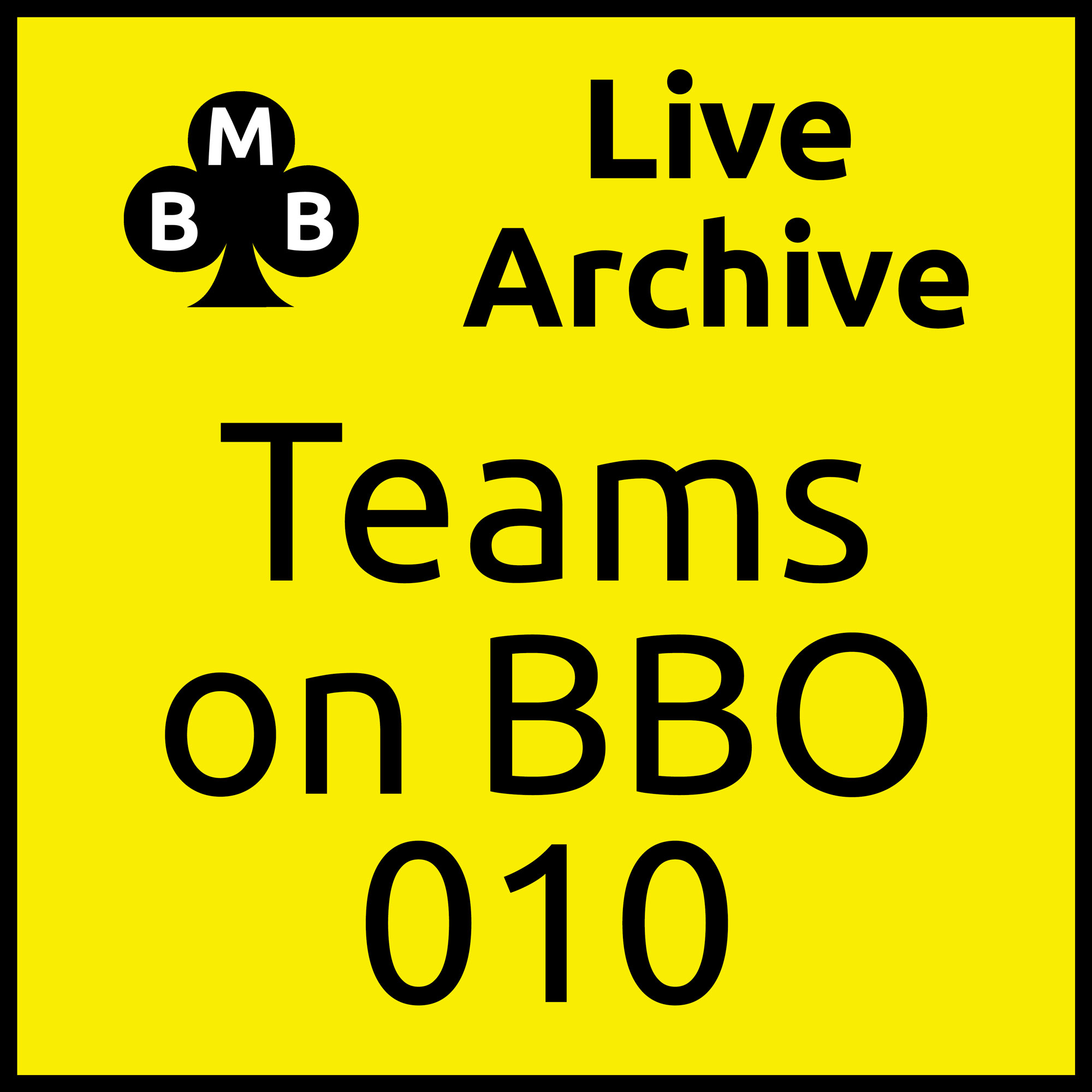 Teams on BBO - 10